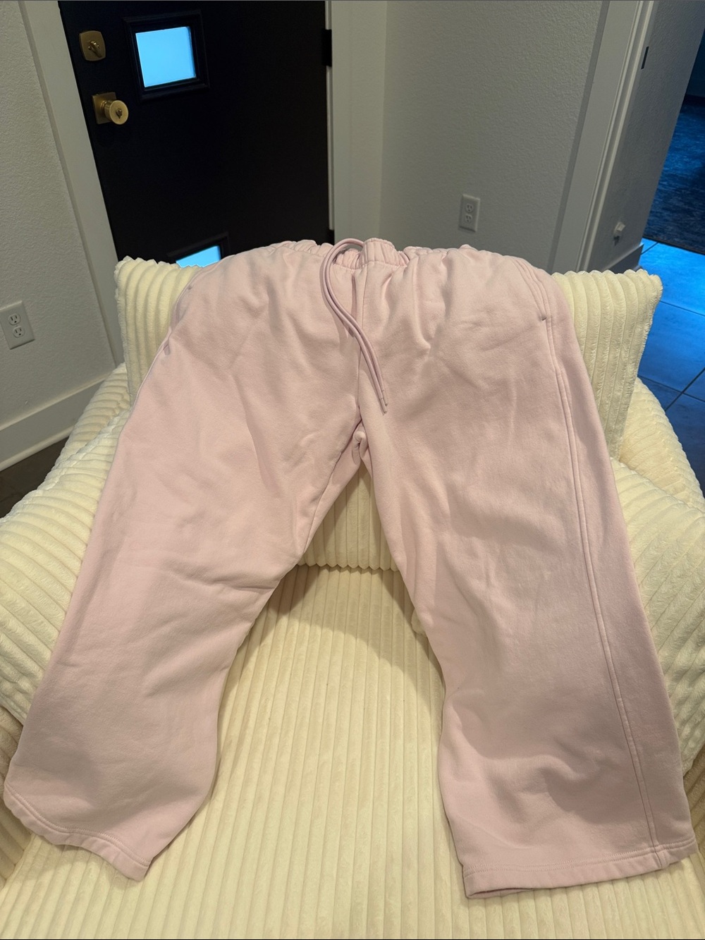 Athleta Light Pink Drawstring Joggers